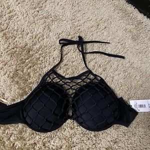 Shade and shore  bikini top black